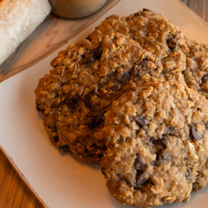 Famous Oatmeal Chocolate Chip Cookie - Fuze Food, Invermere